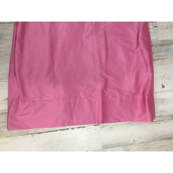 Ann Mashburn Sz M Pink Silk Shantung Popover Shirt Dress NWT - Picture 14 of 16